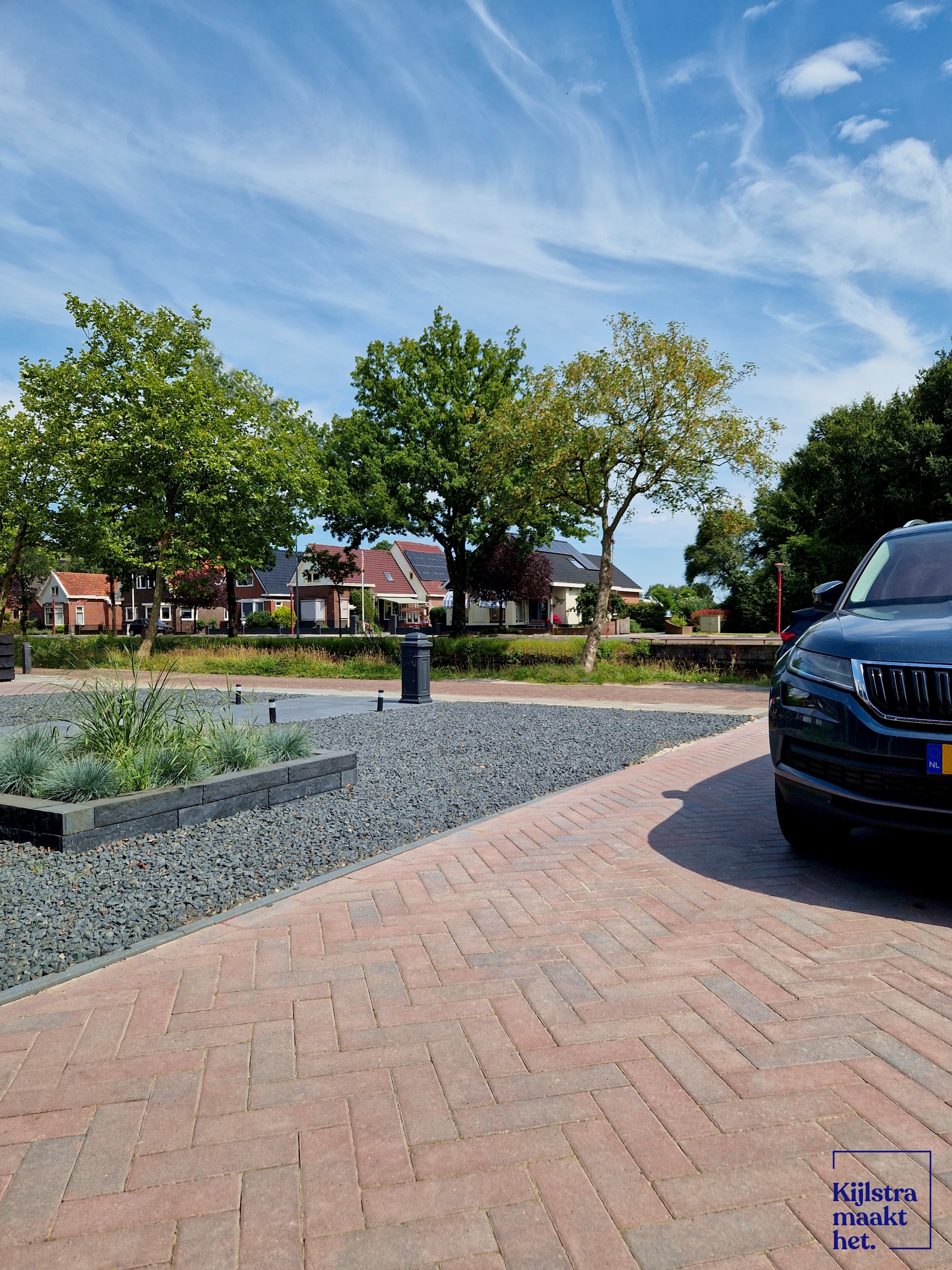 Zelf een oprit aanleggen begint bij Stenekes Steenhandel