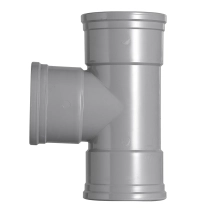 PVC T-stuk 90gr 125x125mm 3XMM