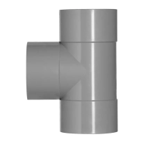 PVC T-stuk 87/90gr 50x50mm 3XLM lijmverbinding