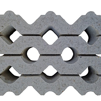 Grasbeton WaterWijs 40x60x12 cm grijs vlak (DR)