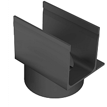 ACO Slim-Line Onderuitloop 80mm excentrisch (voor toepassing tegen de band)