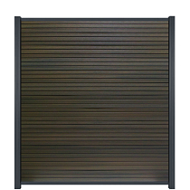 WPC Rabatplank Rhombus Chocolate