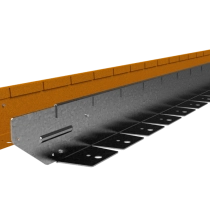 Flexline Gegalvaniseerd 10cm L=220cm Incl. 3 platte grondpennen en verbindingsplaat