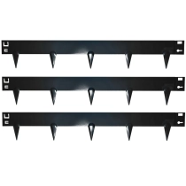 Kantopsluiting MA Edge zwart gecoat 8x106 cm (16cm incl punt)