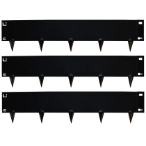 Kantopsluiting MA Edge zwart gecoat h16x106 cm (24cm incl punt)