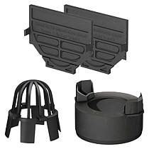 Hexaline eindplaten set. uitl+bladk(2.0)