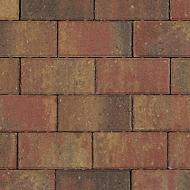 Betonstraatsteen 6 cm oud bont komo