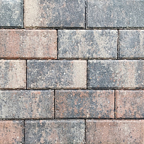 Betonstraatsteen 6 cm tricolore komo