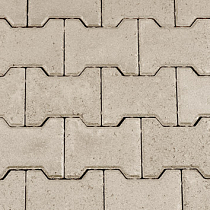 H-verbandsteen 8 cm grijs komo