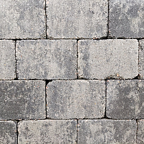 Stonique trommel 21x14x7 cm grijs/zwart