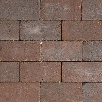 Stonique trommel betonstraatsteen 6 cm groningerbruin