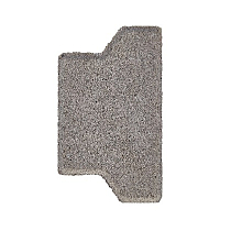 H-verbandsteen half 8 cm grijs