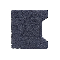 H-verbandsteen begin/eind 8 cm antraciet