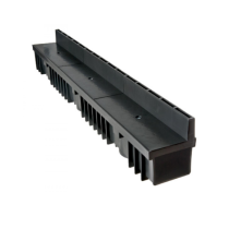 Sleufgoot zwart 100x13x10,5 cm