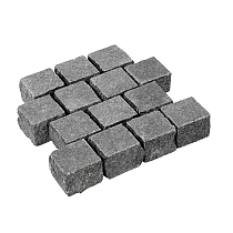 Kinderkoppen Tibet Asian Black 2.0 10x10x8 cm riven, kanten gezaagd