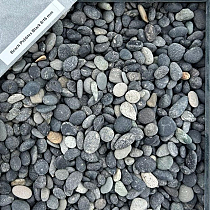 Beach Pebbles Black 8/16 mm 1,0 m3