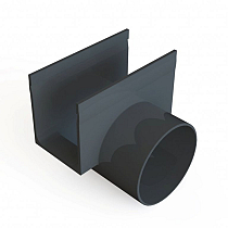 ACO SlimLine zijloop 80mm