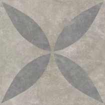 GeoCeramica® 60x60x4 Amb. Greige Flower