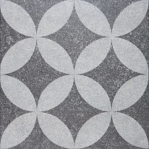 GeoProArte® 60x60x4 Dark Grey Flower