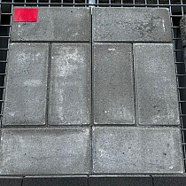 B-keus tegel 15x30x4,5 Grijs