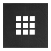 Afvoerput zwart + kunststof deksel