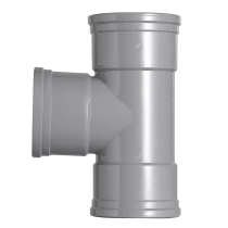 PVC T-stuk 87/90gr 125x125mm 3XMM