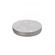 Oud Hollandse ronde tegel ⌀ 60x7 cm Grijs