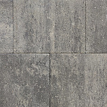 Straksteen 40x30x6 cm grijs/zwart