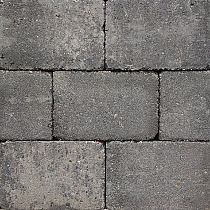 Stonique trommel 20x30x5 cm grijs/zwart