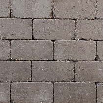 Antieke trommel betonstraatsteen 6 cm mangaan