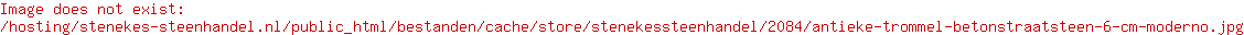 Antieke trommel betonstraatsteen 6 cm moderno