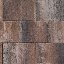 Patio square 20x30x6 cm tricolore