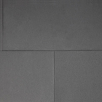 H2O comfort square 40x80x5 cm black