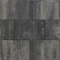 Nature top 20x30x6 cm nero/grey