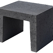 U-element 40x40x50 cm antraciet