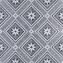 GeoCeramica® 60x60x4 Concreet Flower dec