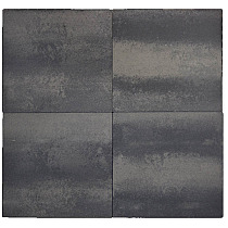 Terratops 60x60x4,7 Grijs/Zwart