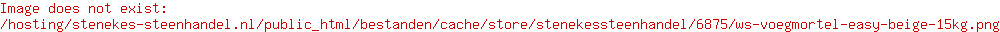 WS Voegmortel Easy Beige 15kg