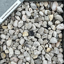 Duitse witte kwartskiezel 8/16 mm zak 20kg