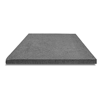 Oud Hollandse zwembadrand hoekstuk 100x100x5 cm Antraciet ( 90° )