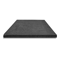 Oud Hollandse zwembadrand hoekstuk 100x100x5 cm Carbon ( 90° )