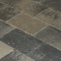 MB Drumstone 20x30x6 grijs/zwart genuanceerd