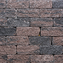 Roccia getrommeld 30x12x12cm Bruin/Zwart