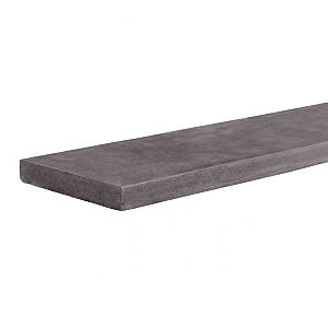 Afdekband Vietnamese hardsteen 100x30x3 cm oppervlak en 2 lange zijdes grof geschuurd