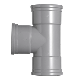 PVC T-stuk 90gr 125x125mm 3XMM