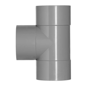 PVC T-stuk 90gr 75x75mm 3XLM lijmverbinding