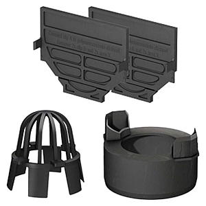 Hexaline eindplaten set. uitl+bladk(2.0)