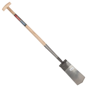 Draineerspade gepolijst Met opstapje Essen steel 76cm