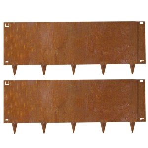 Kantopsluiting MA Edge Cortenstaal h32x106 cm (40cm incl punt)