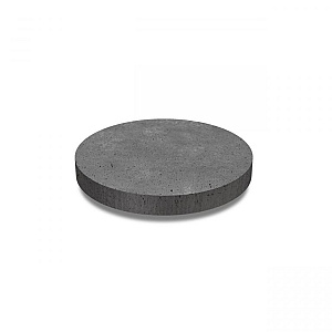 Oud Hollandse ronde tegel 100x7 cm Antraciet